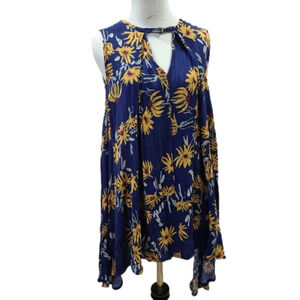 Audrey floral flowing Sunflower dress